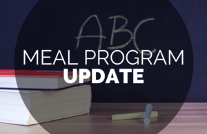 Change for Grab & Go Meals - starting Monday, April 20th