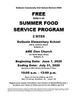 Summer Food Program Starts